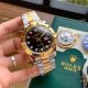 Upgraded Rolex Datejust II Replica Watch 41mm Two Tone Blue Diamond Face (3)_th.jpg